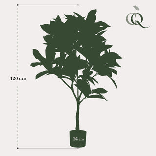 Kunstpflanze - Croton Codiaeum - Wunderstrauch - 120 cm