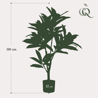 Kunstpflanze - Croton Codiaeum - Wunderstrauch - 100 cm